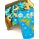 Figure puzzle "Animals of our planet", in a wooden box, 50 details