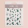 Nail stickers "Freshness", green color