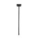 Kruk holder for storing heavy objects, 18 cm, wall, black