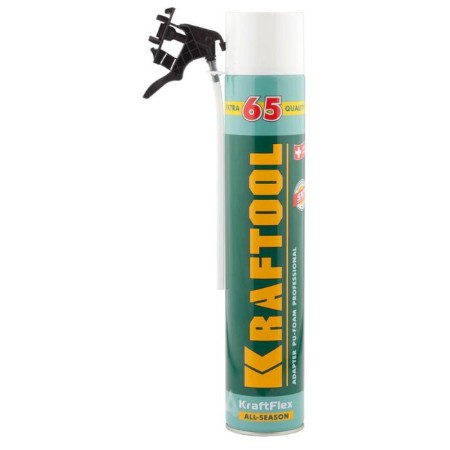 Kraftool foam Kraftflex 65, mounting, adapter, all -season, 750 ml