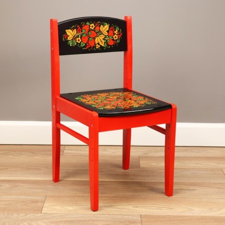 Children's chair "Baby" 1-3 p. K. type 2, with art painting, the highest category