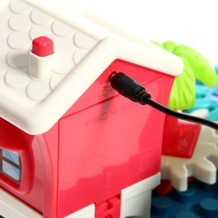 Designer developing with gears "Funny train", 33 details-8