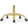 Computer chair BUD GREY, Metal/velor, Gold/Gray 55x47x75 cm