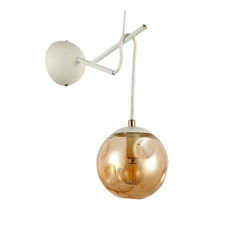 Wall lamp EVOLUCE. Sle110201-01. Calletta. 1x40 W, E14, 14x32 cm, white color-5