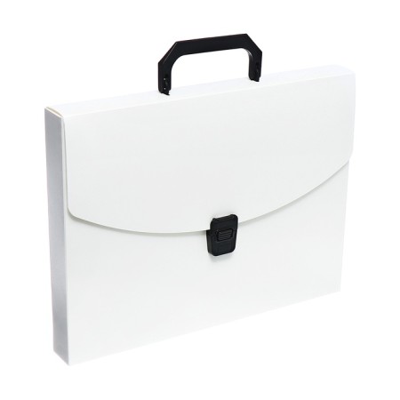 A4 portfolio folder, 700 μm, 1 department, calligrata, white-1
