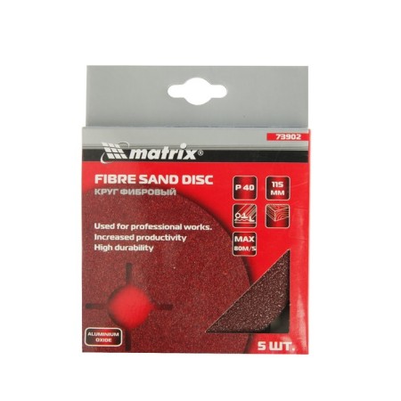 Fiber circle MATRIX 73902, P40, 115x22 mm, width 0.5 mm, 5 pcs.-2