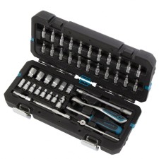 Tool set GROSS 14156, 42 items, 120 teeth, CRV 1/4 