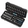 Tool set GROSS 14156, 42 items, 120 teeth, CRV 1/4 "