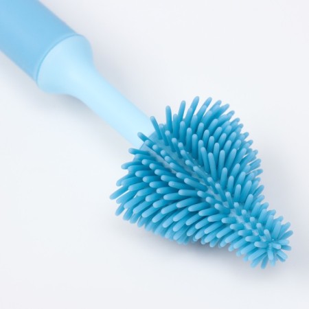 Set of brushes for bottles and nipples, 3 pcs., Blue color-6