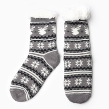 Women's socks with fur 