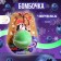 New Year's bomb for the bathtub "Penguin", Green, 120 gr.