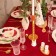 The tablecloth of the New Year's share "Wine" 140*300+-3 cm, 100% p/e