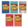 Set of covers PE 5 pieces, 280 x 500 mm, 200 μm, for textbooks, universal, with bookmarks, mix