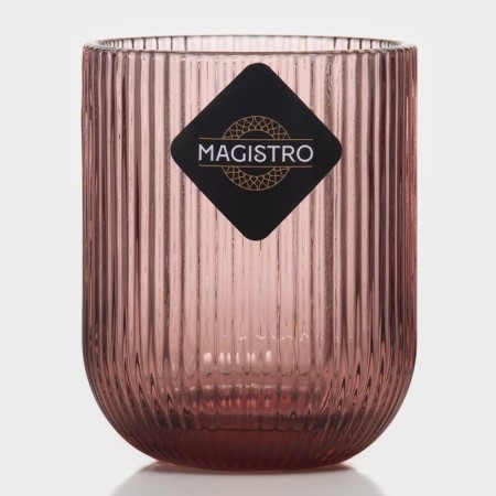 Glass glass Magistro "Frances", 260 ml, 7.5 × 9.5 cm, lilac color-4