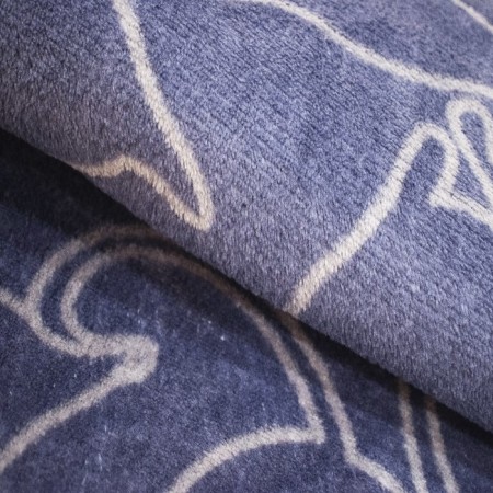 Plaid 150x200cm, coral-flis 165g/m, 100% polyester-1