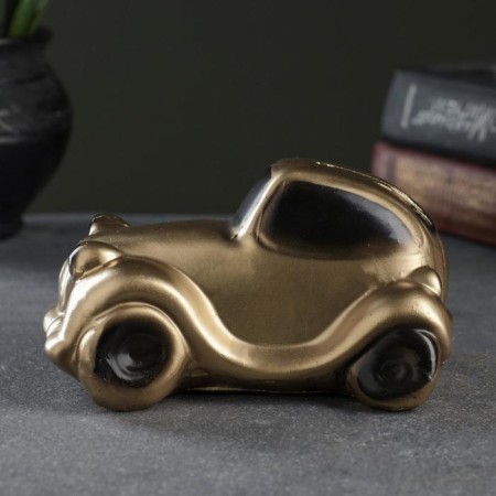 Piggy bank "Machine" Golden, 13x8cm-1