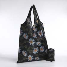 Household bag without fastening, black color