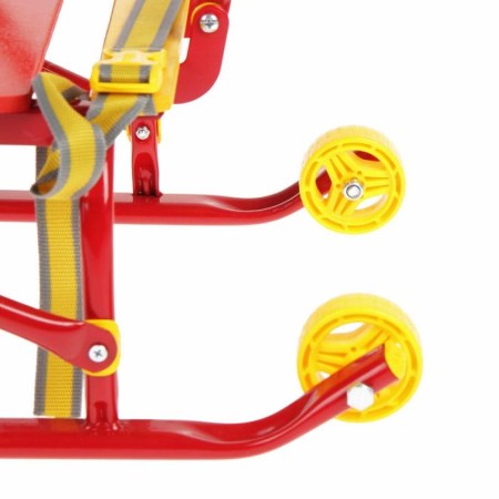Folding sledges Nikki 2, red color-1