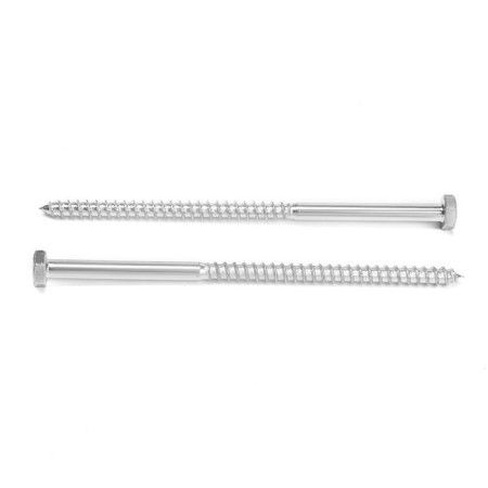 Tundra bolt, capercaillie, plumbing, Din571, M8x160 mm, 4.8 - 5 kg-1