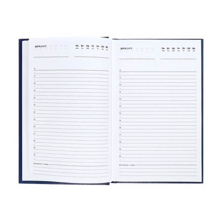 Deliciper of Leduced A5, 160 sheets, boumvinyl cover, blue-10