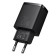 Charger Baseus Compact Quick Charm USB+Type-C, 3A, 20W, Black