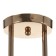 Chandelier gallop 130521 2khe27 60W gold 40x18x20 cm