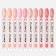 Nail varnish gel, Classic Colors, 3 phase, 8ml, LED/UV, Barbie color (48)