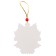 New Year's Wooden Suspension "Snake in Snowflake"