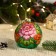 A set of 4 Christmas balls of 100 mm "unique bouquet"