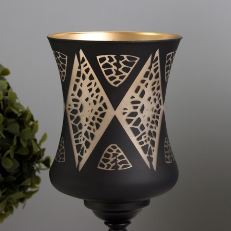 Aroma lace with the “Figure” backlight GU10 35W+RGB black 11x11x23 cm-3
