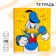 Notebook 48 sheets in a cage, cardboard cover, Donald Duck