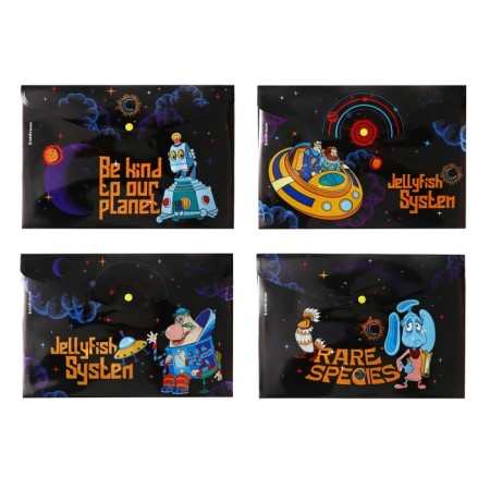 A4 button, 160 μm, Erichkrause "Secret of the Third Planet", opaque, glossy, mix-1