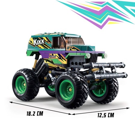 Designer SUV "Bigfoot" Sluban Mechano, Inertia, 252 details, 6+-1