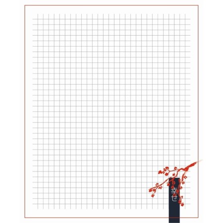 Notebook of 48 sheets in the cage "Anime. Boy and sky", covered cardboard, matte lamination, selective UV-polish, internal block design, offset-12