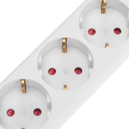 Extension cord Standard 3 nests, 3m, 3x1.0mm², s/h, white rexant-2