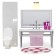 Furniture Puppet Smoland "Bathroom", one shell