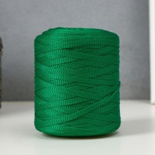 Knitting cord 100% polyester 5 mm cylinder, 180 g, 140 m 25 - green