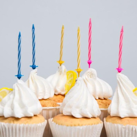 Set of candles untouched for a cake, 10 pcs, cold heart-3