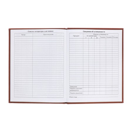 Diary of premium, leatherette Calligrata top, Vivevella, embossing coat of arms, red-7