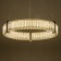 Lamp "Murano" LED 108W 3000-6000k gold 49x49x9cm