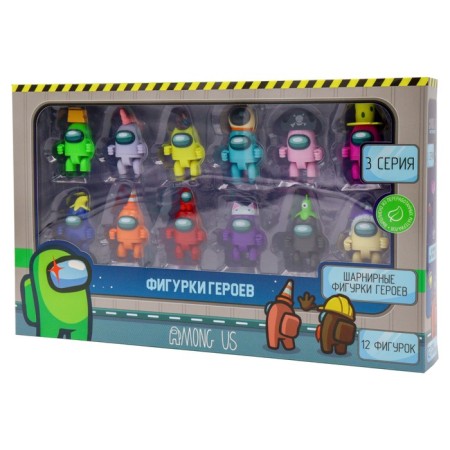 A set of Among US figures, with mobile elements, with accessories, in the Deluxe package, 12 pcs-2