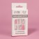 Follow nails "Pink mood", 12 pcs, with adhesive plates, ballerina shape, multi -colored