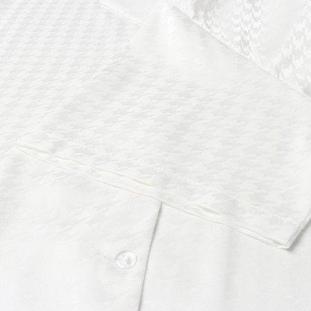 Female pajamas (shirt and shorts) KAFTAN SILK, size 40-42, white-7