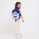 Baby backpack on lightning, blue color