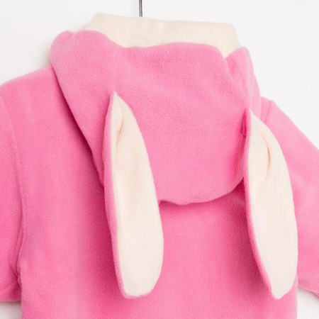Complex for children with ears, color pink/print, height 56-62 cm (18)-6