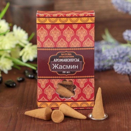 Incense "Natura" 20 cones with a stand jasmine