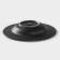 Porcelain plate for pasta Magistro line, 250 ml, d = 21.2 cm, black color