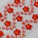 Sticker of rhinestones plastic "bends - flowers, pearls, rhinestones" mix 16.5x7 cm
