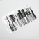 A set of combs, 10 items, in a case, black color