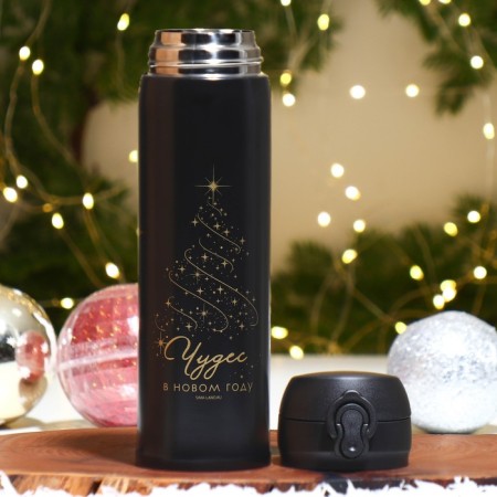 Thermos "miracles" black, 450 ml-4